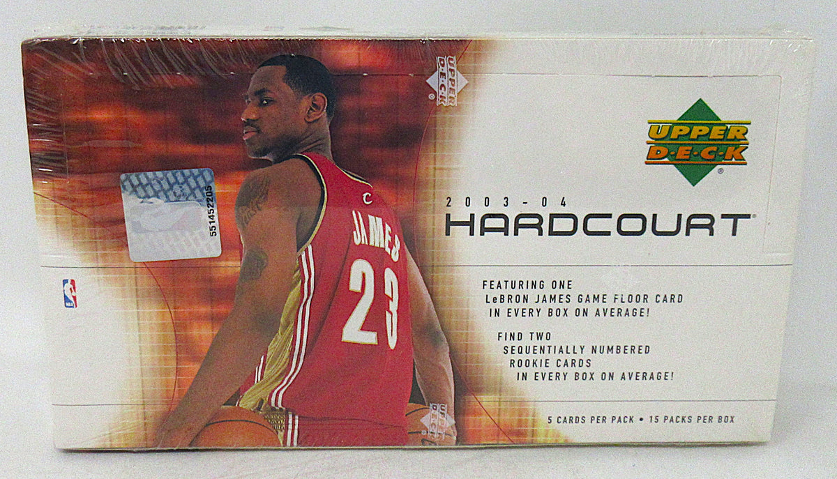 2003/04 Upper Deck Hardcourt Basketball Box (Hobby) (15/5)