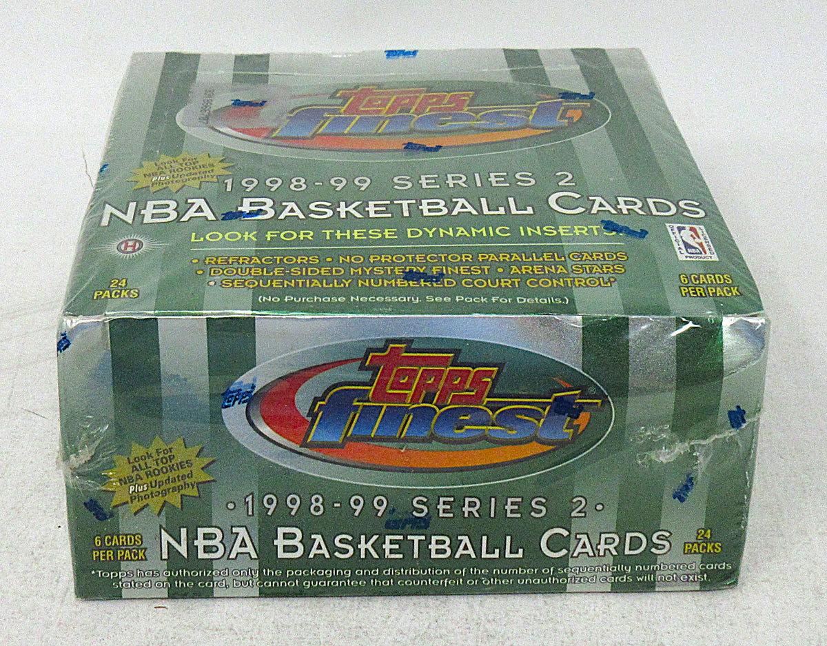 1998/99 Topps Finest Basketball Series 2 Box (Hobby)