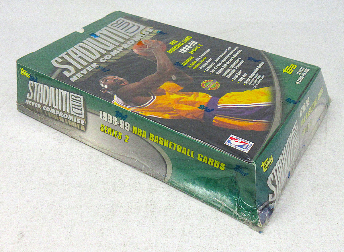 1998/99 Topps Stadium Club Basketball Series 2 Box (HTA)