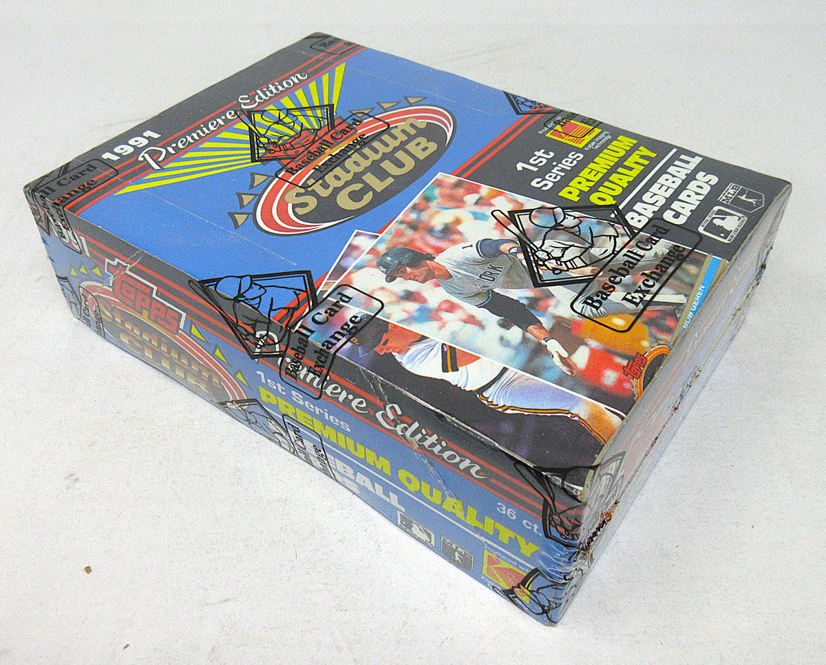 1991 Topps Stadium Club Baseball Series 1 Box (FASC)