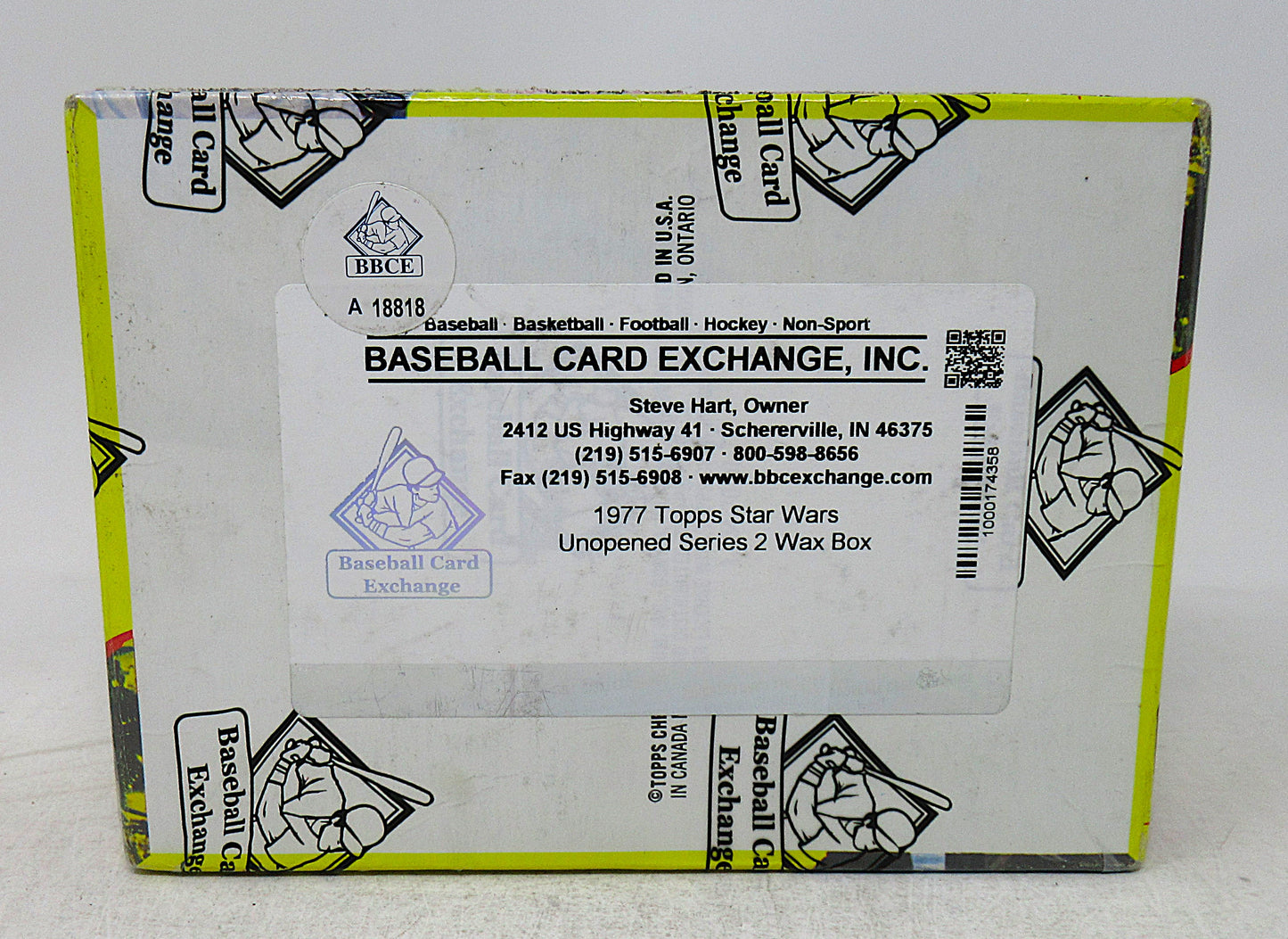 1977 Topps Star Wars Unopened Series 2 Wax Box (BBCE) (A18818)