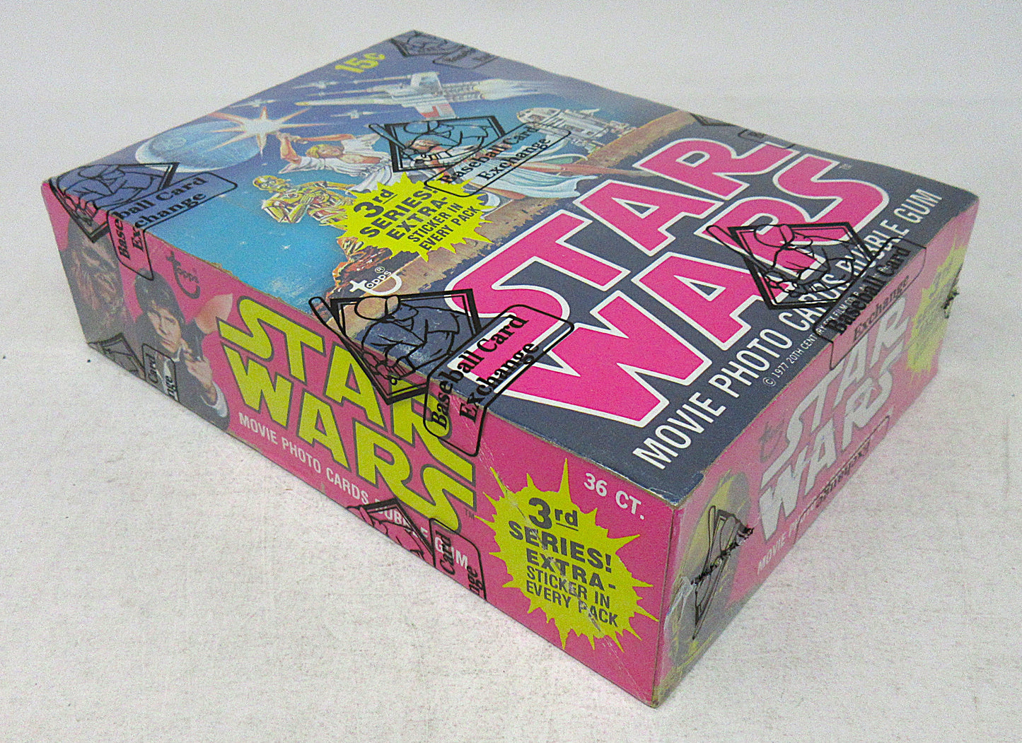 1977 Topps Star Wars Unopened Series 3 Wax Box (BBCE) (A18596)