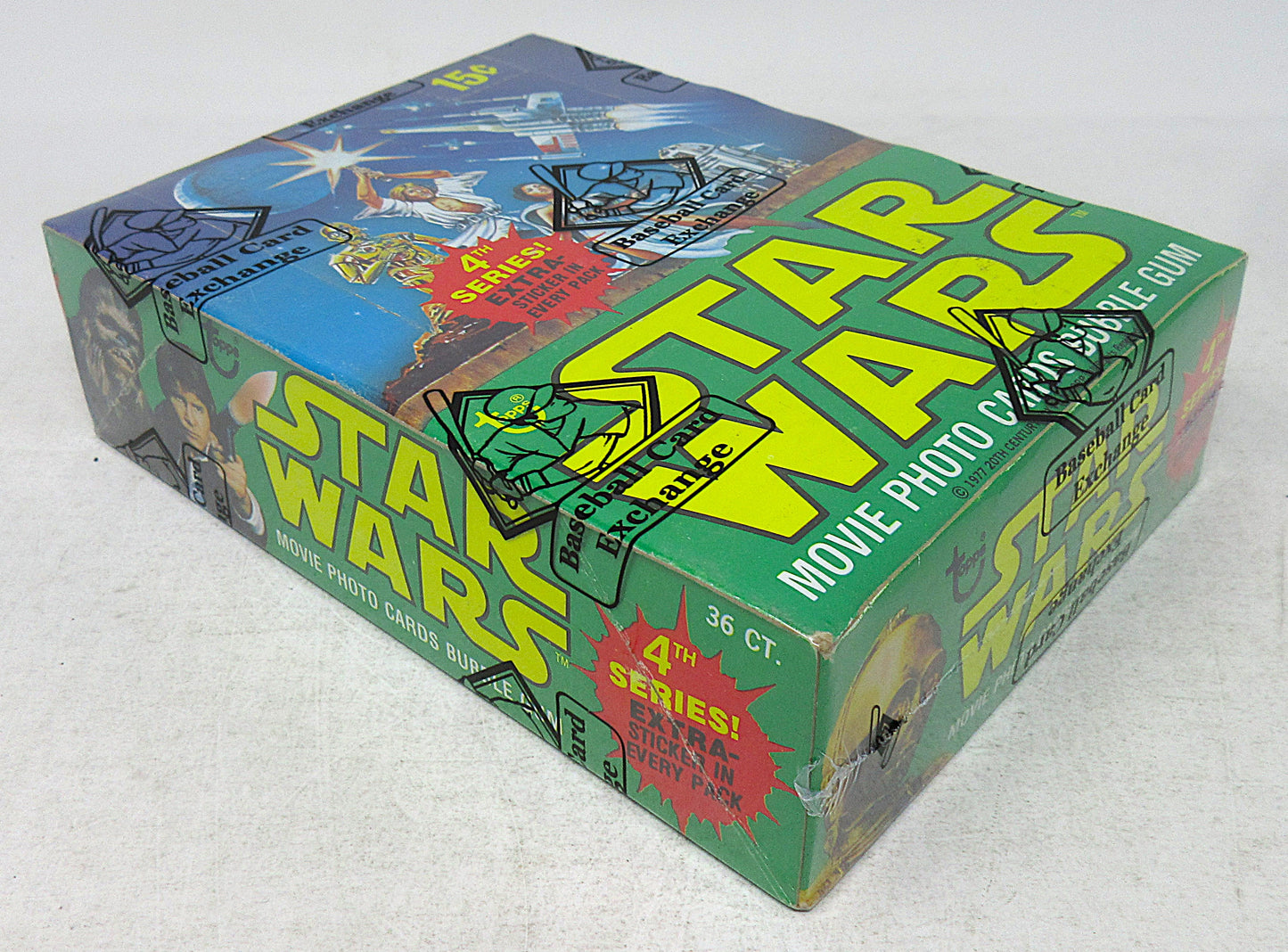 1977 Topps Star Wars Unopened Series 4 Wax Box (BBCE) (A18597)
