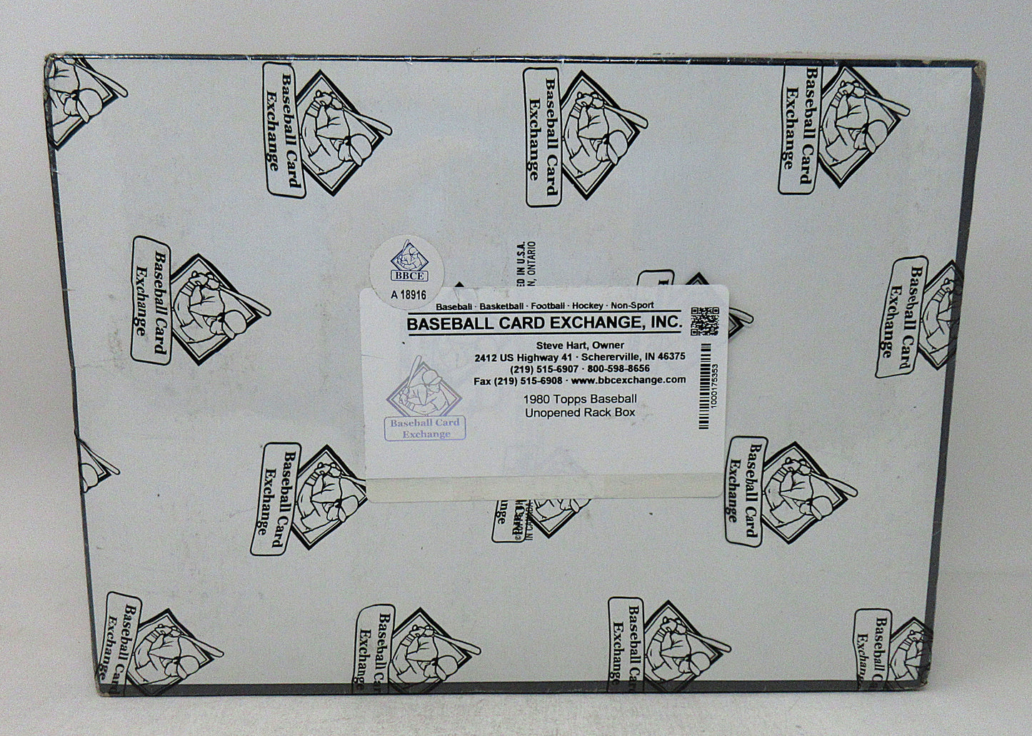 1980 Topps Baseball Unopened Rack Box (BBCE) (A18916)
