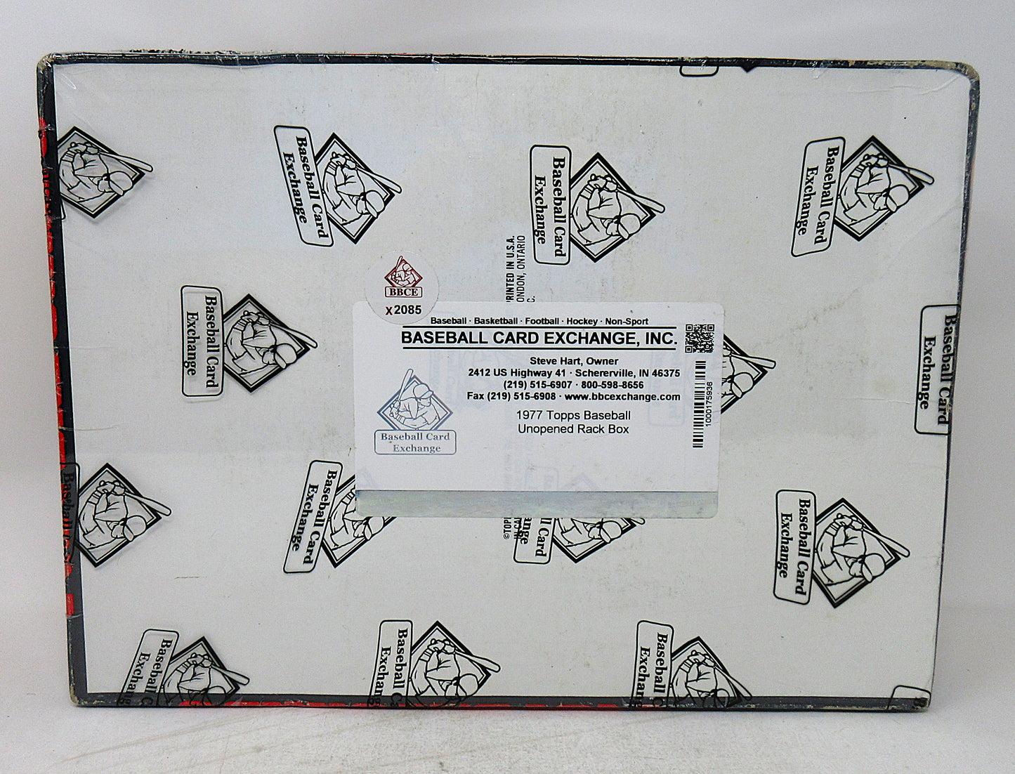 1977 Topps Baseball Unopened Rack Box (BBCE) (X2085)
