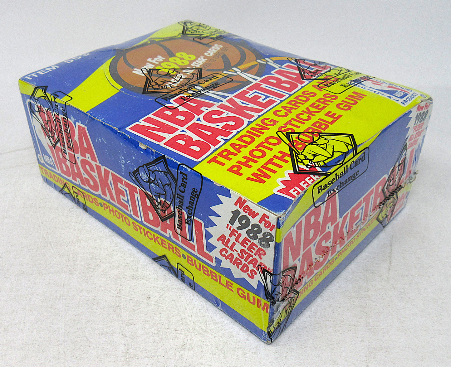 1988/89 Fleer Basketball Unopened Wax Box (BBCE) (A18328)