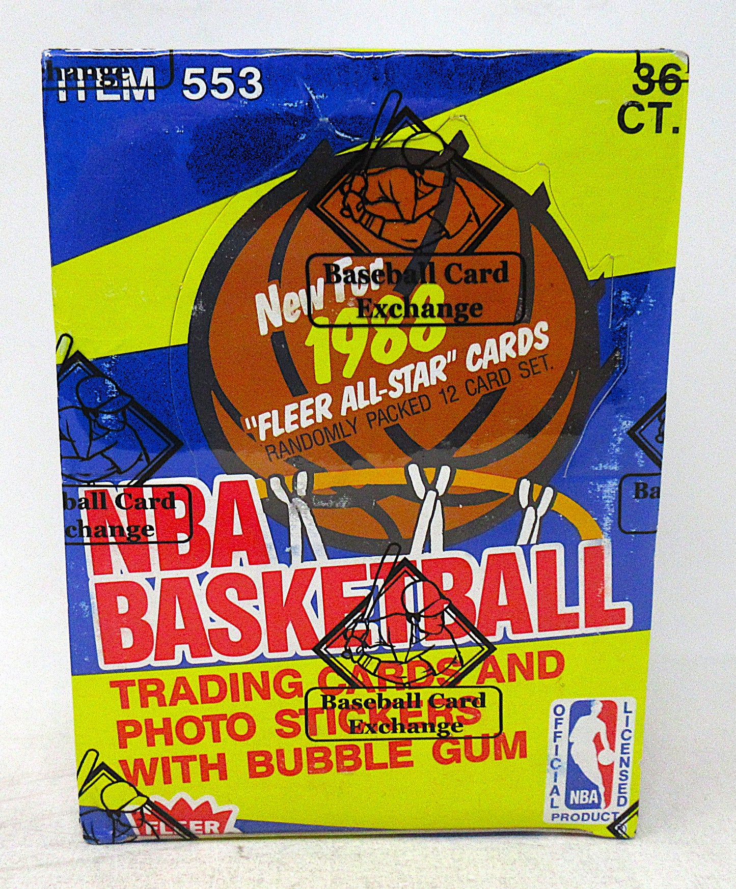 1988/89 Fleer Basketball Unopened Wax Box (FASC) (A18542)