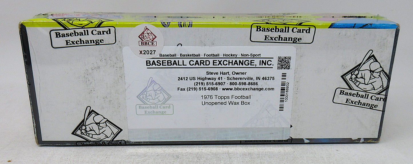 1976 Topps Football Unopened Wax Box (BBCE) (X2027)