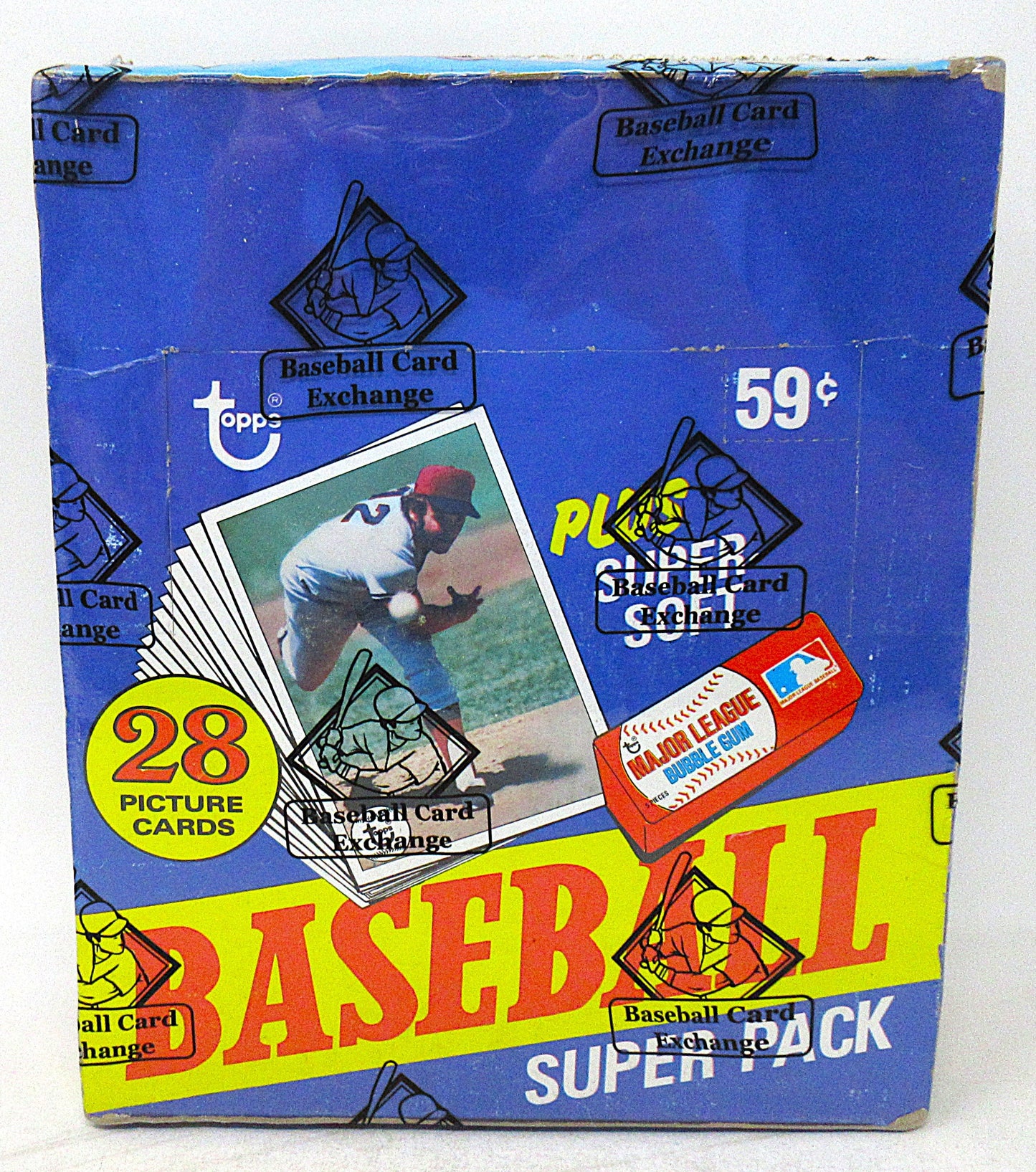 1980 Topps Baseball Unopened Super Cello Box (BBCE) (A18117)