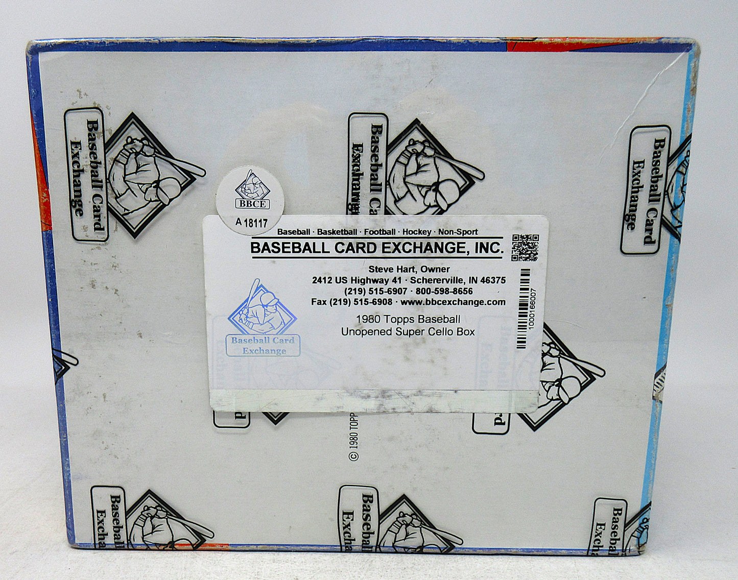 1980 Topps Baseball Unopened Super Cello Box (BBCE) (A18117)