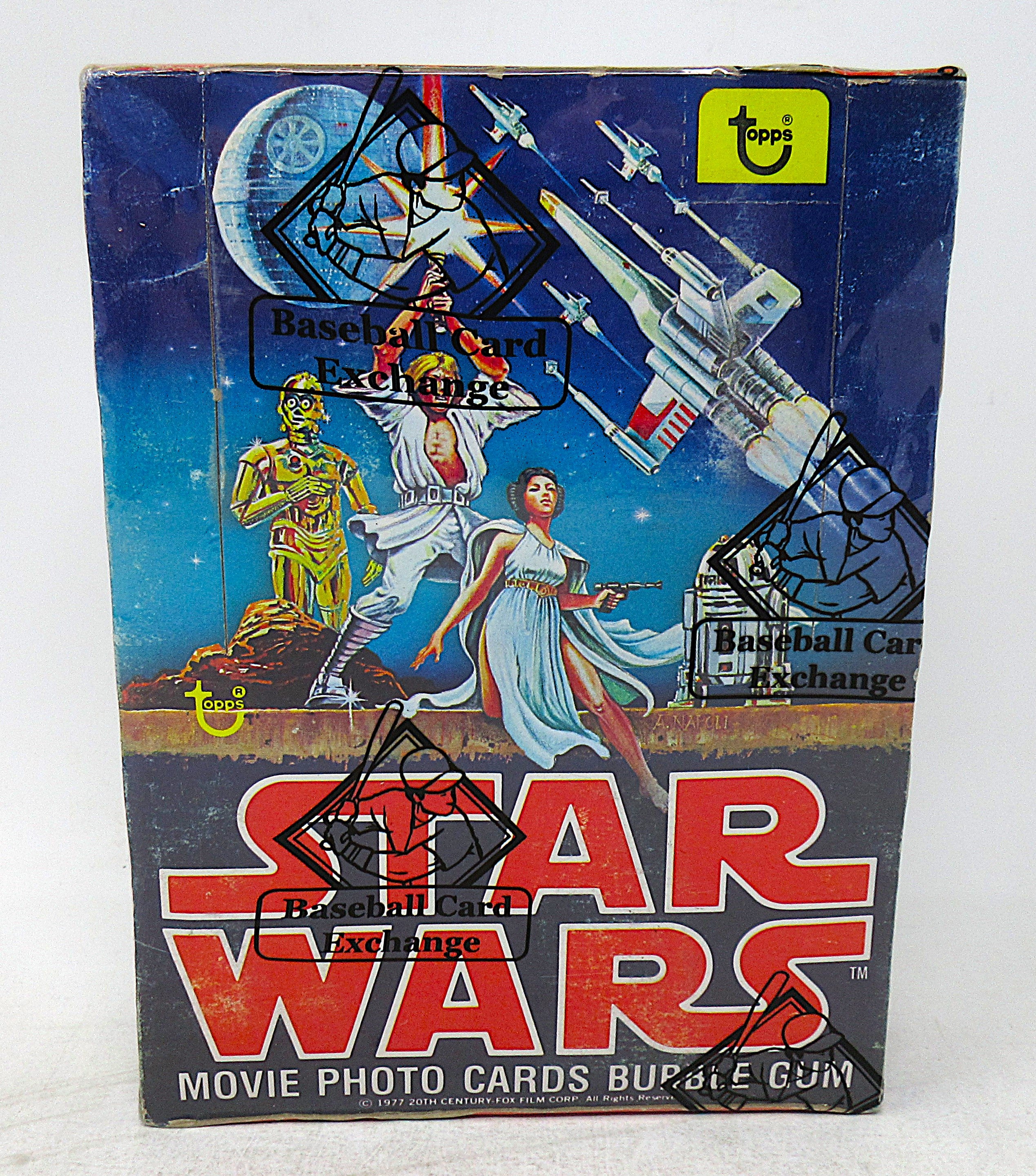 1977 Topps Star Wars Unopened Series 2 Wax Box (French) (BBCE) (A17577)