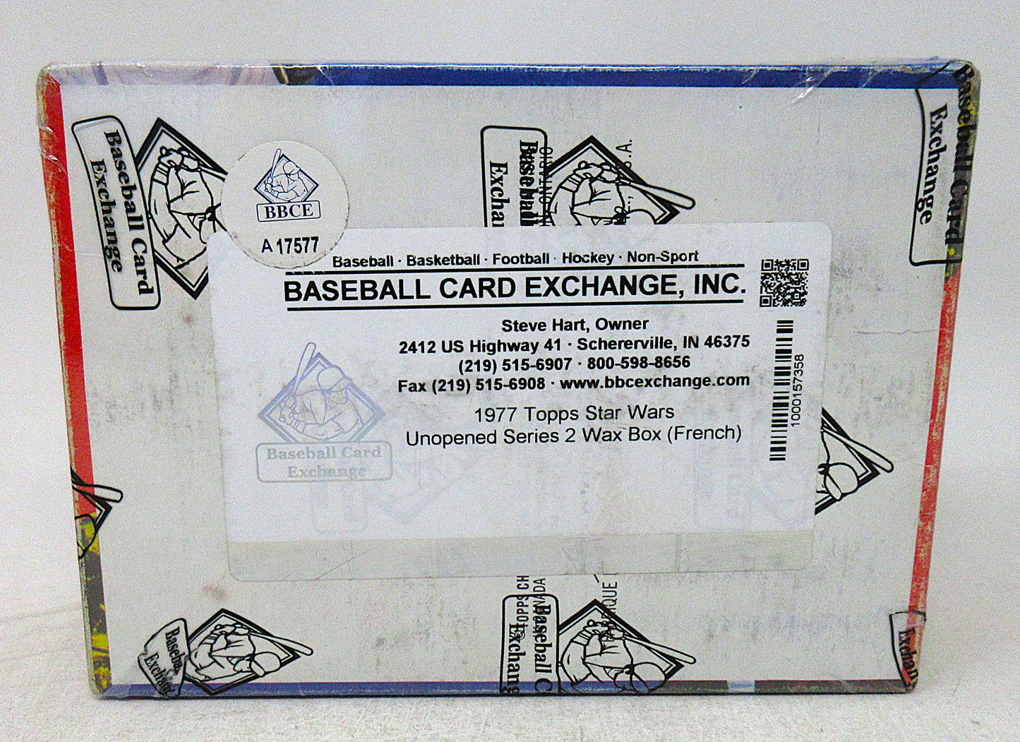 1977 Topps Star Wars Unopened Series 2 Wax Box (French) (BBCE) (A17577)