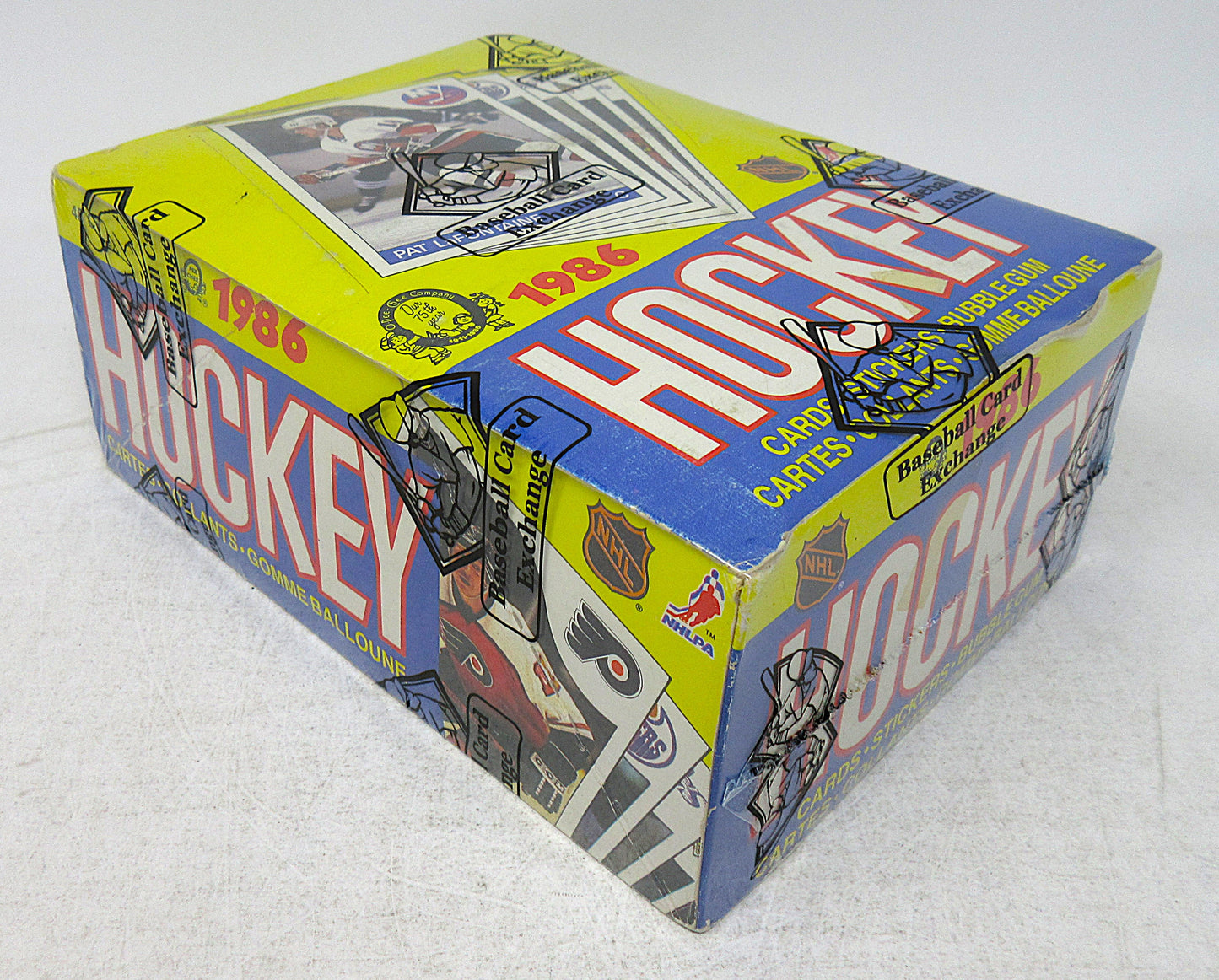 1985/86 OPC O-Pee-Chee Hockey Unopened Wax Box (BBCE) (A18452)