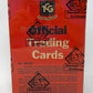 1956 Topps Davy Crocket Unopened Cello Box (Orange Back) (BBCE) (X1670)