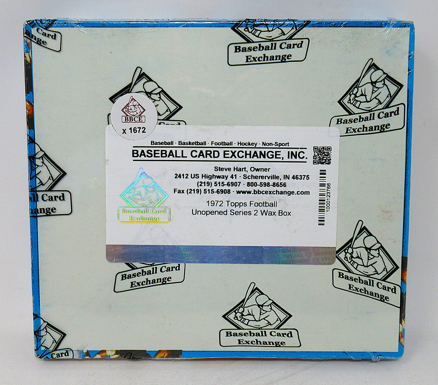 1972 Topps Football Unopened Series 2 Wax Box (BBCE) (X1672)