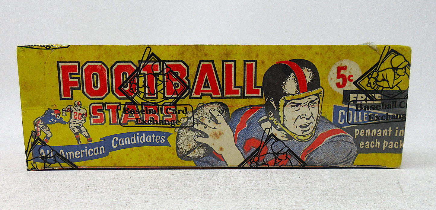 1961 Nu-Cards Football Stars Unopened Box (BBCE)