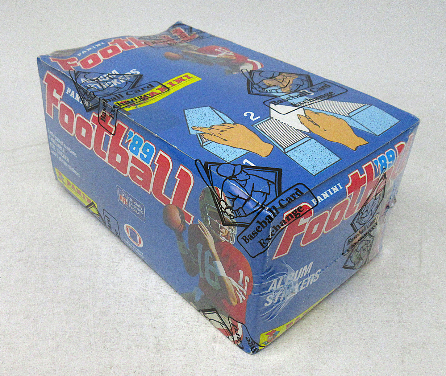 1989 Panini Football Album Stickers Box (BBCE)
