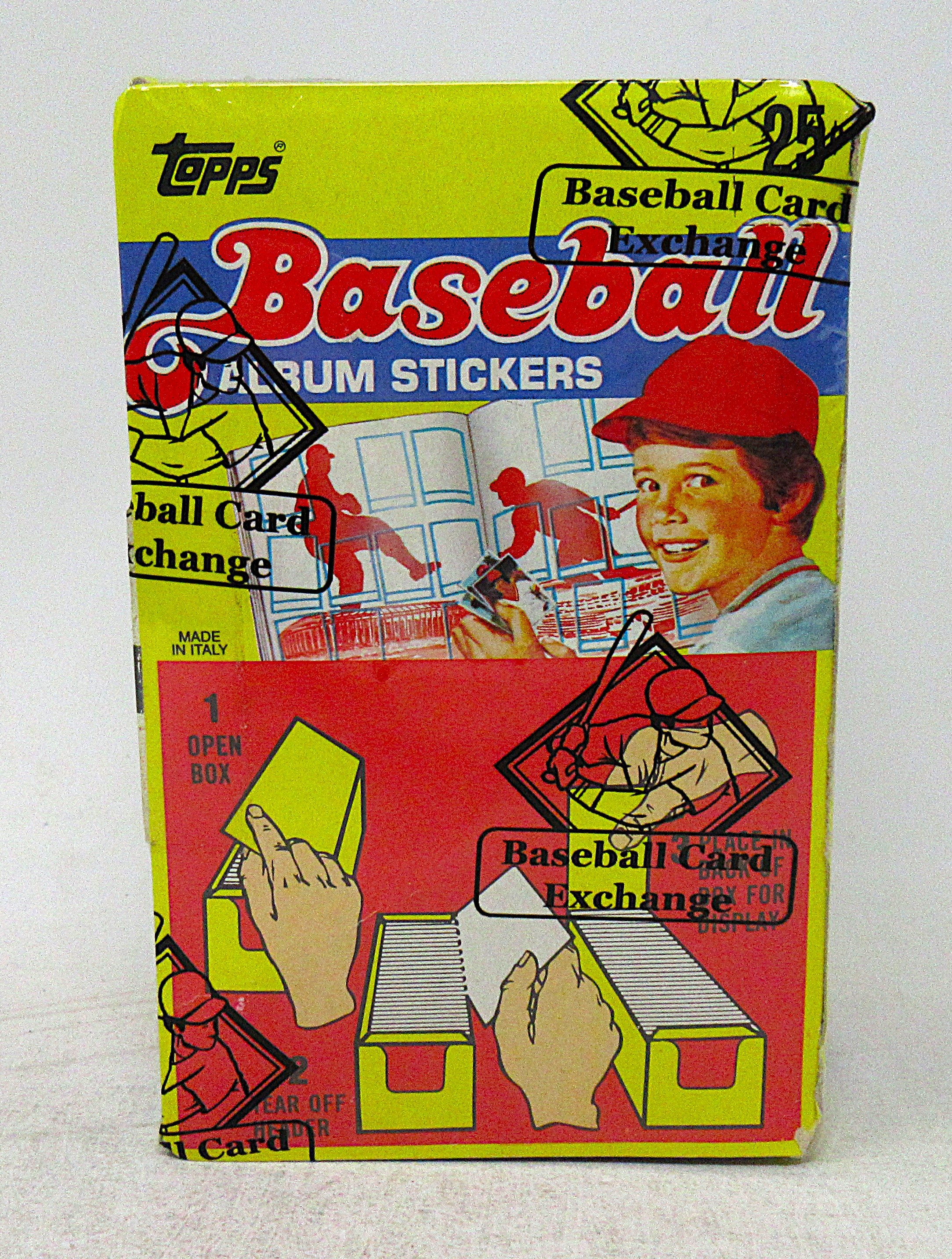 1983 Topps Baseball Unopened Album Stickers Unopened Box (BBCE)