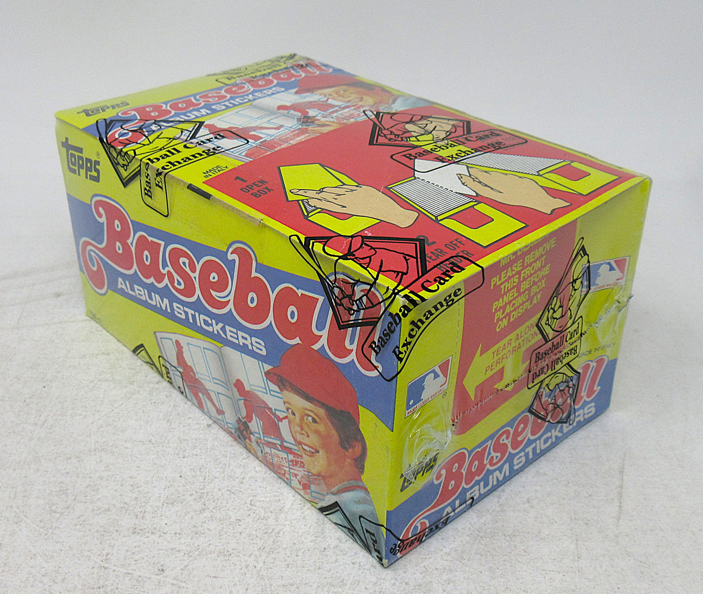1983 Topps Baseball Unopened Album Stickers Unopened Box (BBCE)