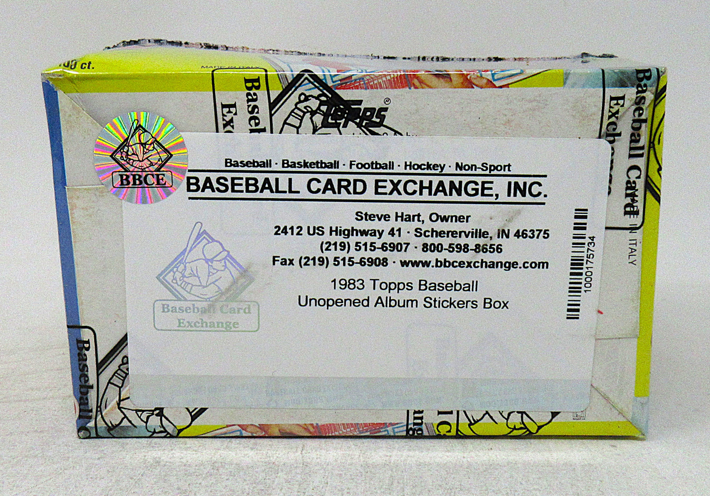 1983 Topps Baseball Unopened Album Stickers Unopened Box (BBCE)