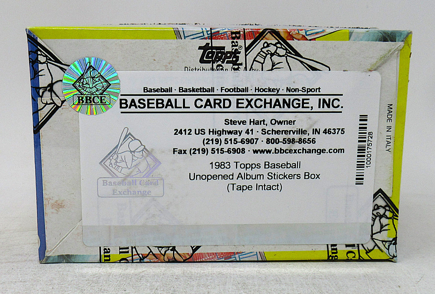 1983 Topps Baseball Album Stickers Unopened Box (Tape Intact) (BBCE)