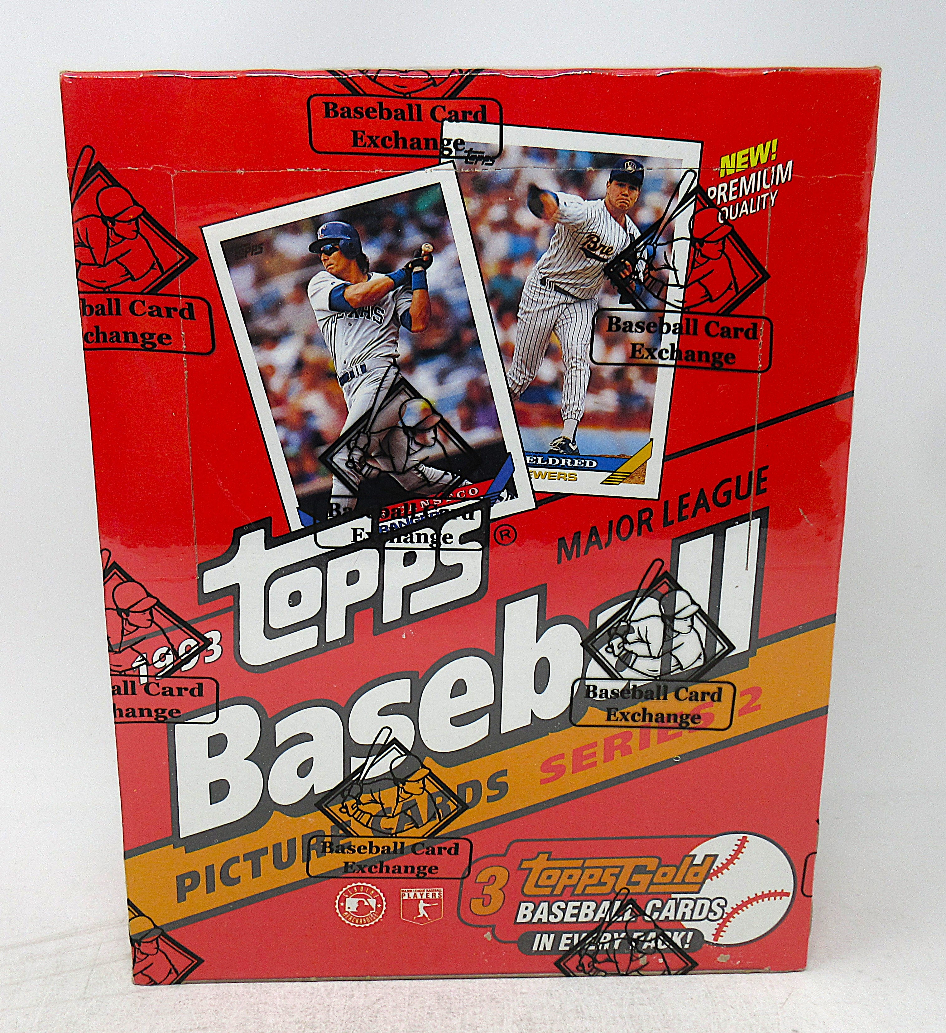 1993 Topps Baseball Unopened Series 2 Rack Box (FASC)