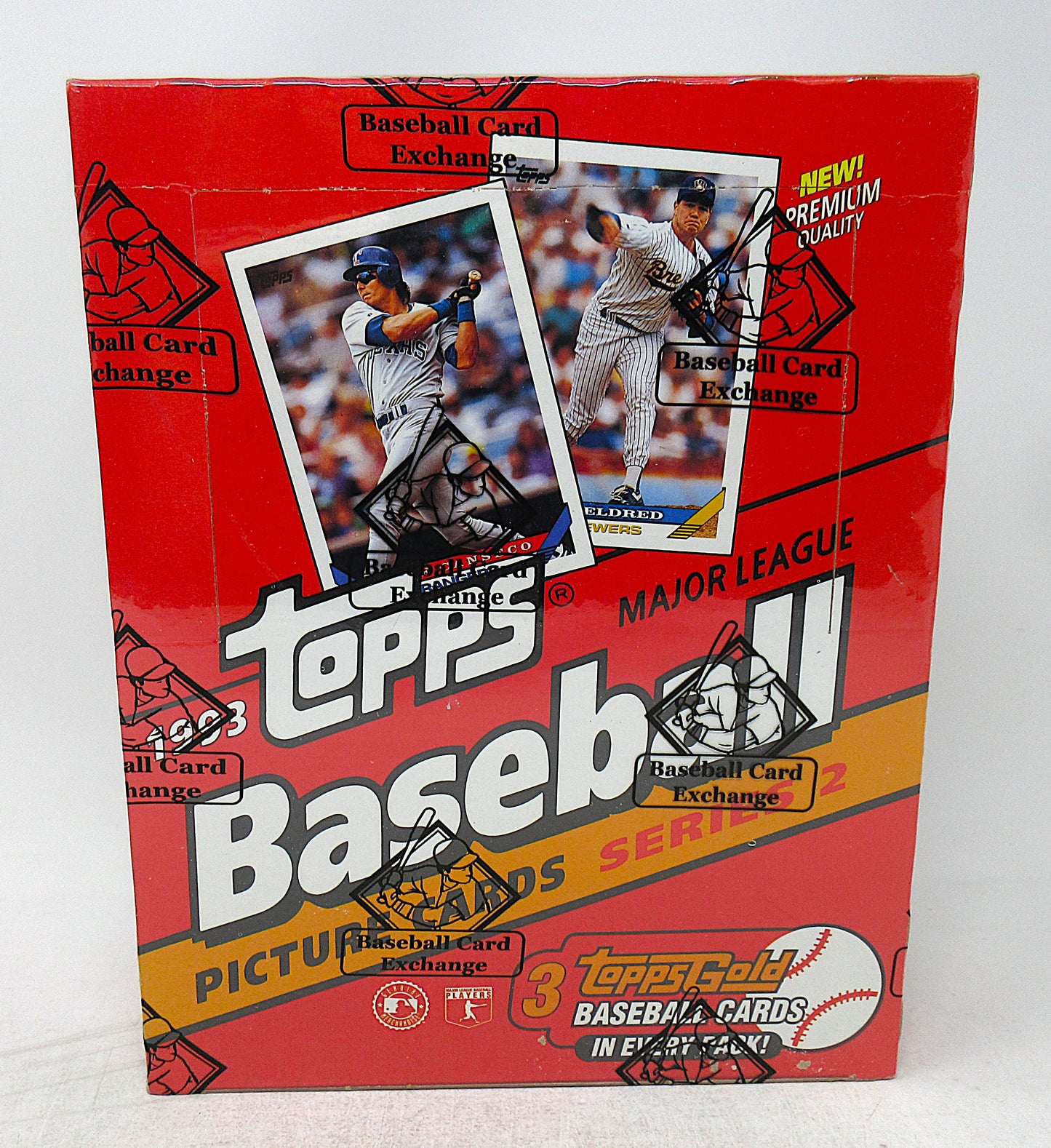 1993 Topps Baseball Unopened Series 2 Rack Box (FASC)