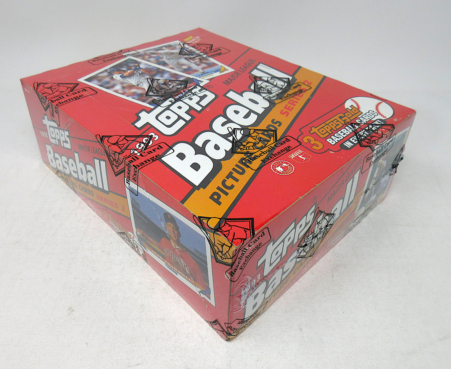 1993 Topps Baseball Unopened Series 2 Rack Box (FASC)
