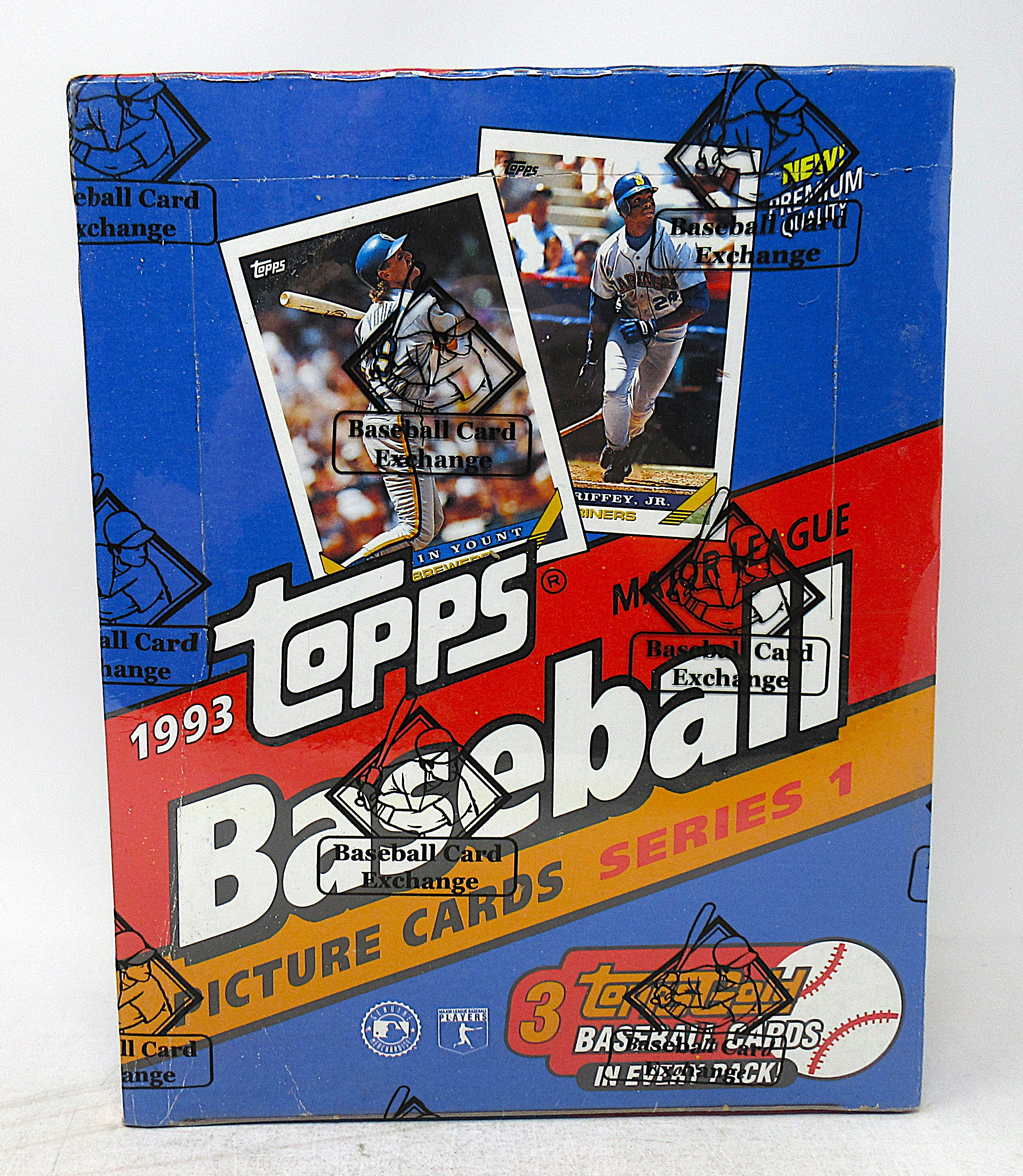 1993 Topps Baseball Unopened Series 1 Rack Box (FASC)