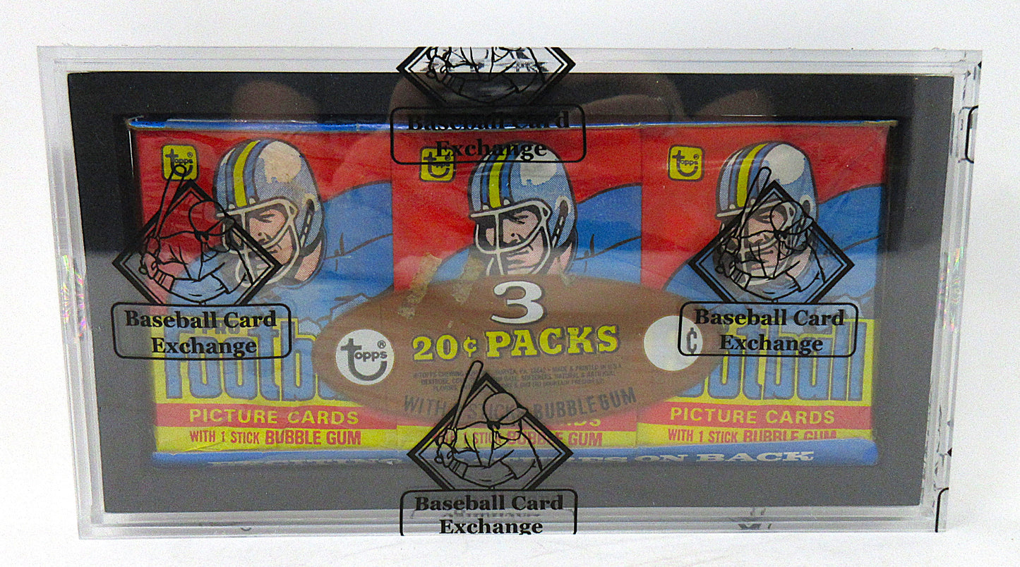 1979 Topps Football Unopened Wax Pack Tray (BBCE) (27695) (Read)