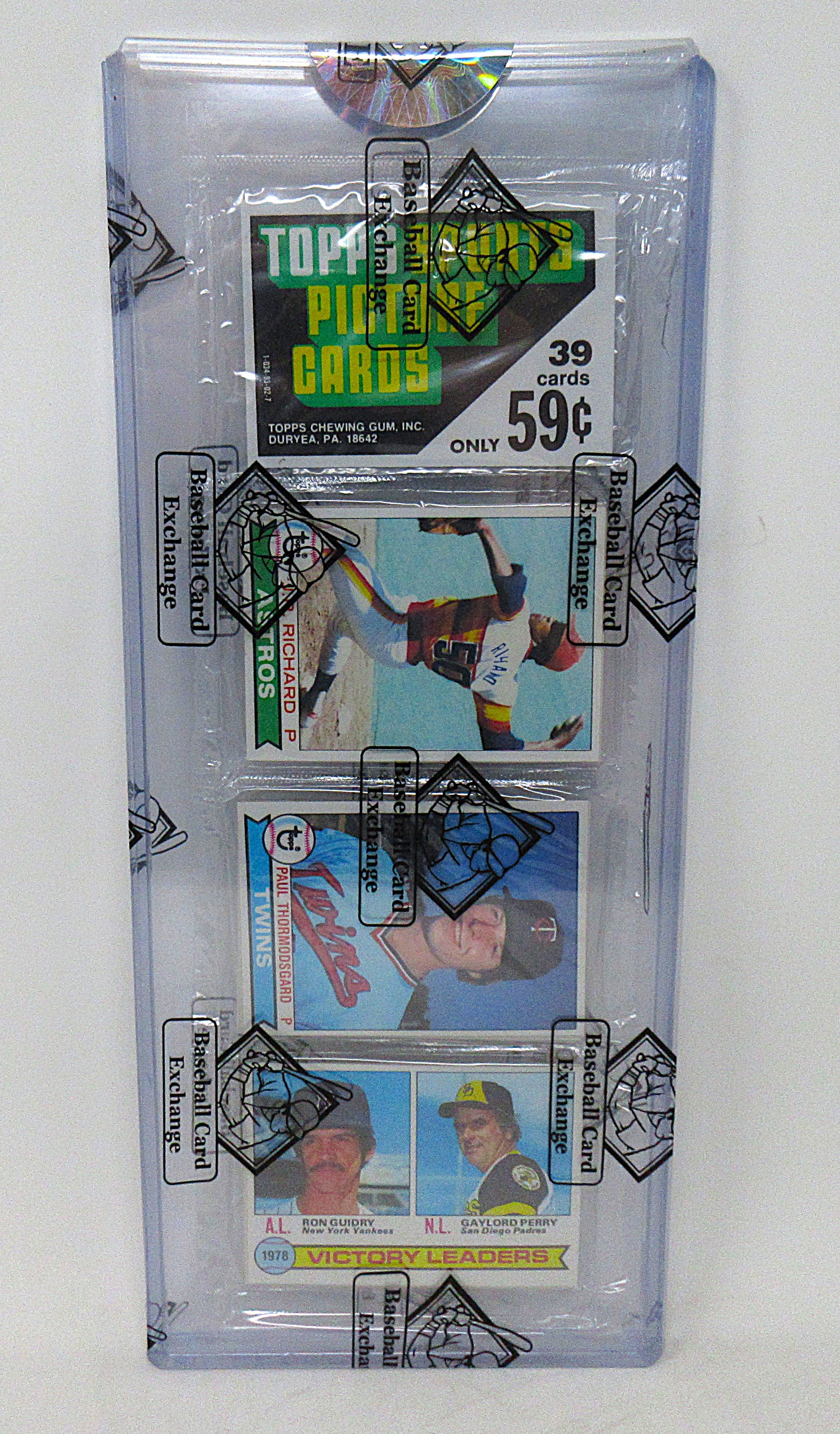 1979 Topps Baseball Unopened Rack Pack (BBCE) (FASC) (27696)