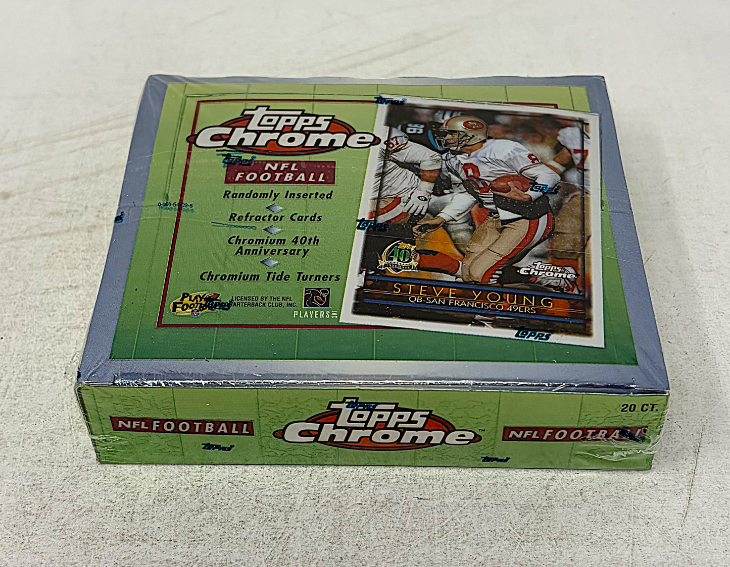 1996 Topps Chrome Football Box (20/4) (Retail)