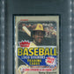 1983 Fleer Baseball Unopened Cello Pack PSA 9 Tony Gwynn RC Top / Seaver Back *4865