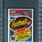 1984 Topps Football Unopened Cello Pack PSA 9 Walter Payton Top *8576