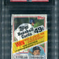 1983 Topps Baseball Unopened Cello Pack PSA 9 Wade Boggs RC Top *9285