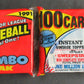 1991 Topps Baseball Unopened Jumbo Pack (100)