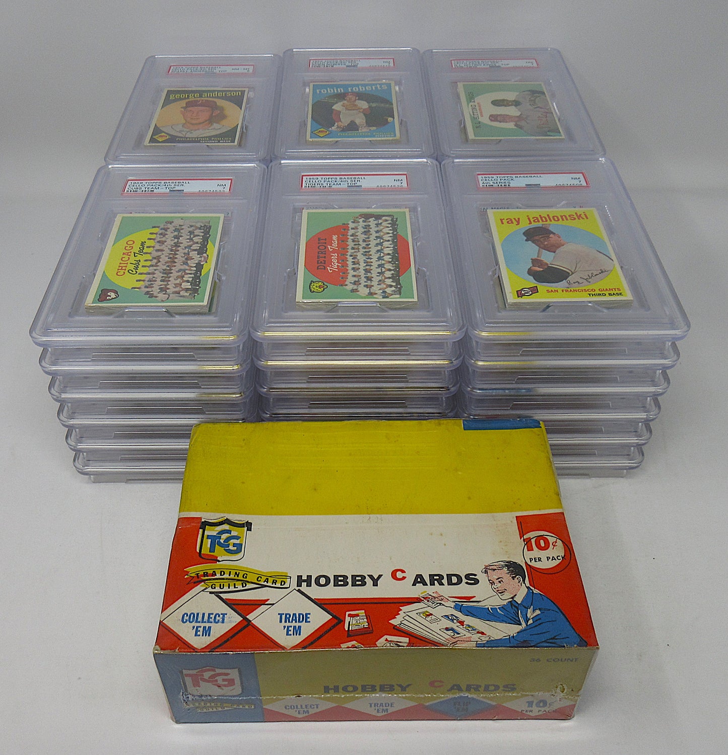 1959 Topps Baseball Unopened 4th Series Cello Box (PSA)