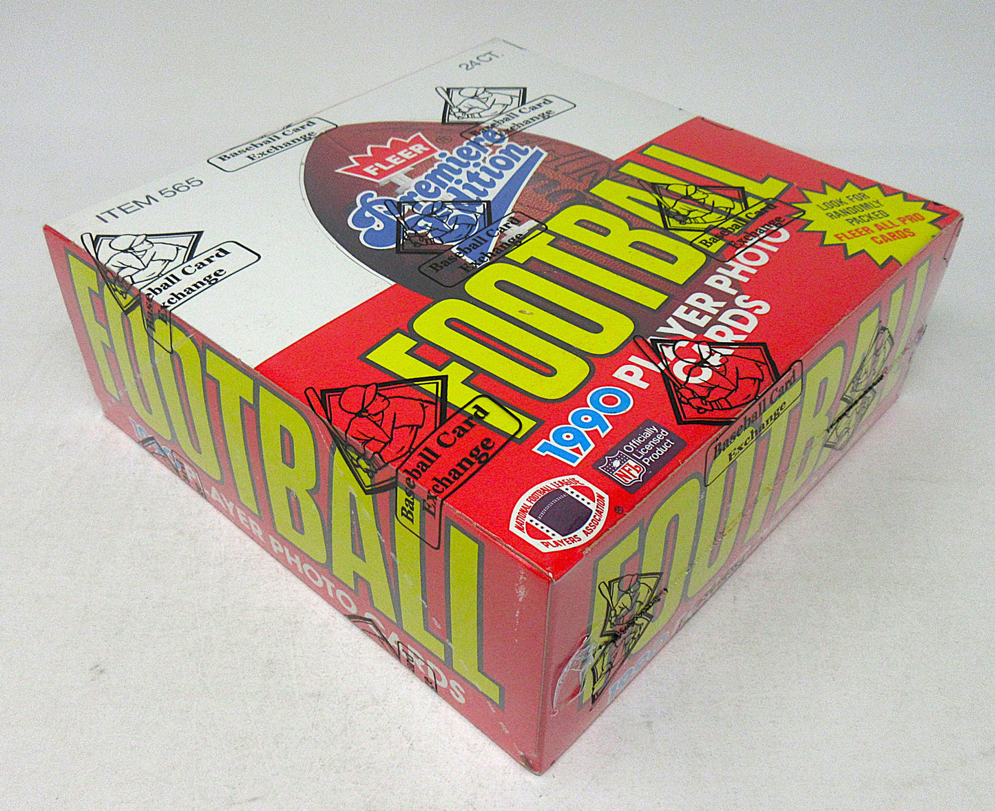 1990 Fleer Football Unopened Jumbo Box (FASC)