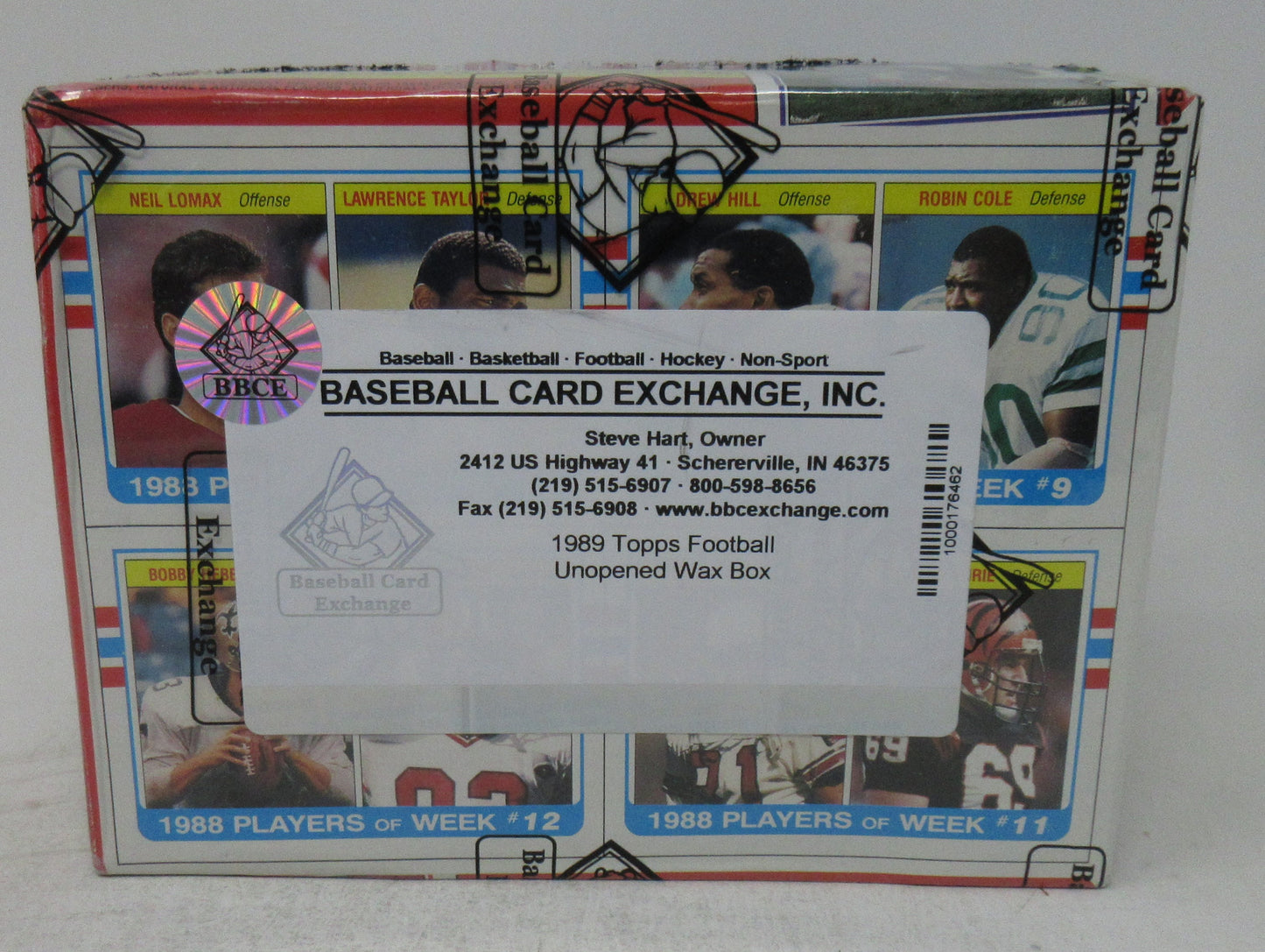 1989 Topps Football Unopened Wax Box (BBCE)