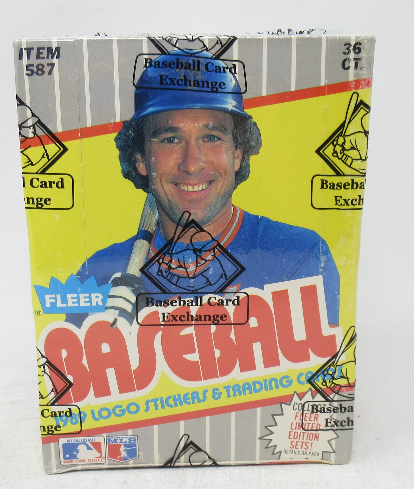 1989 Fleer Baseball Unopened Wax Box (FASC) (Code 91072)