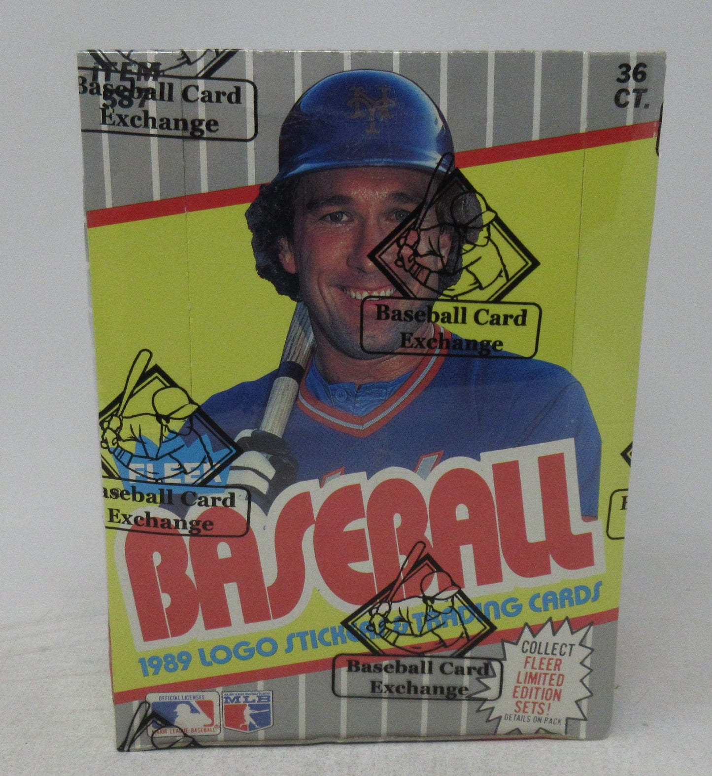 1989 Fleer Baseball Unopened Wax Box (FASC) (Code 83421)
