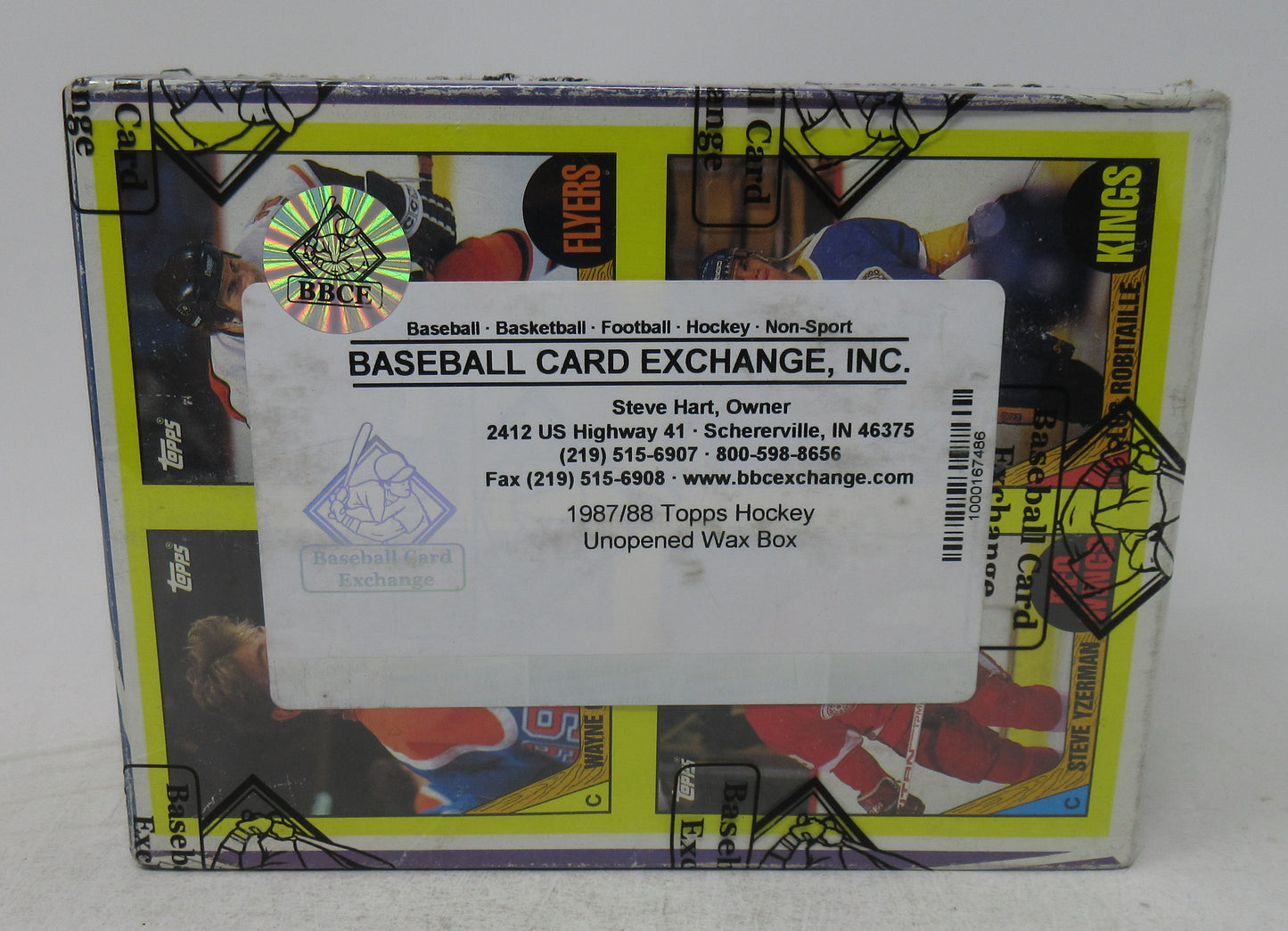 1987/88 Topps Hockey Unopened Wax Box (BBCE) (X-Out)
