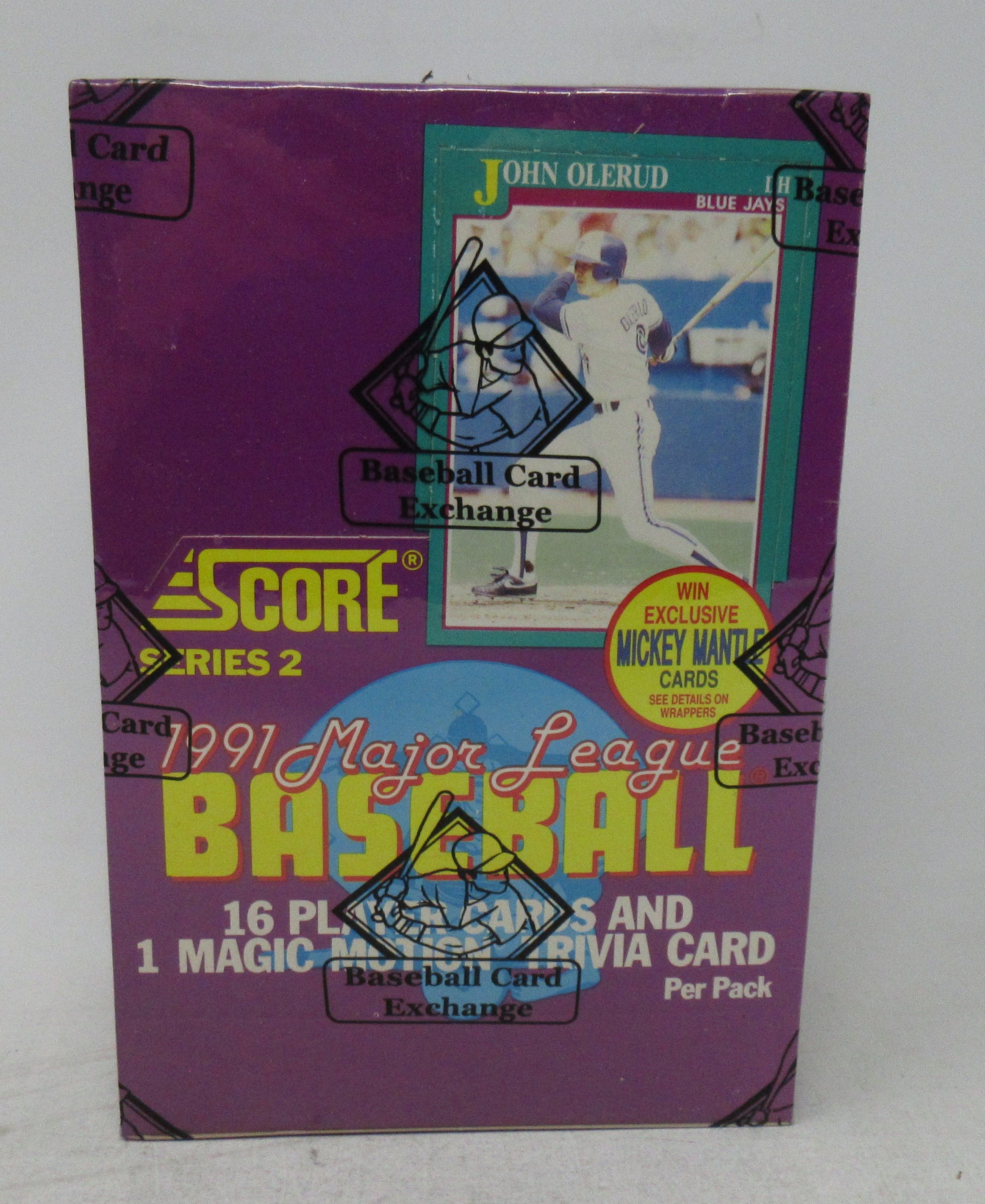 1991 Score Baseball Unopened Series 2 Box (FASC)
