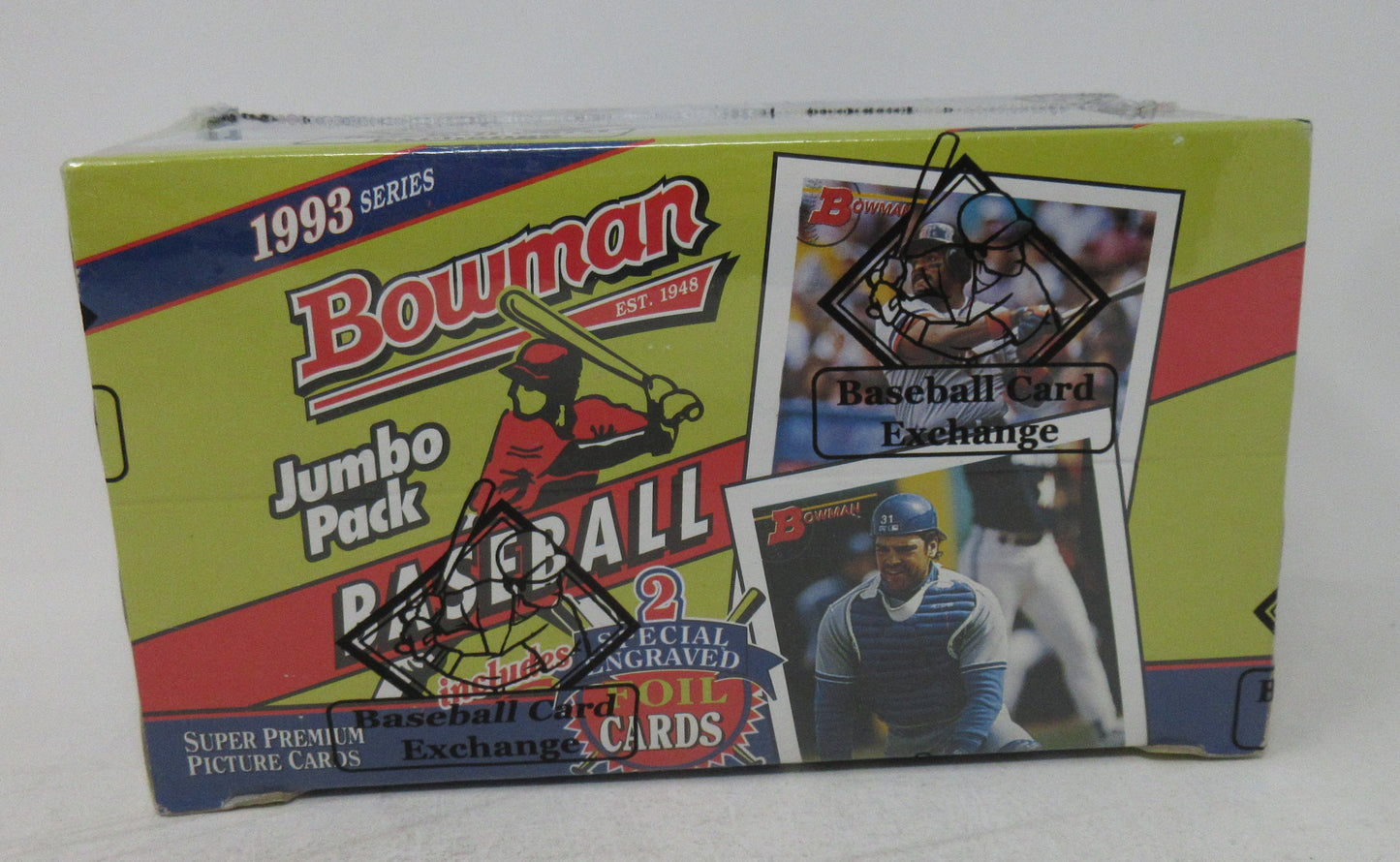 1993 Bowman Baseball Unopened Jumbo Box (BBCE)