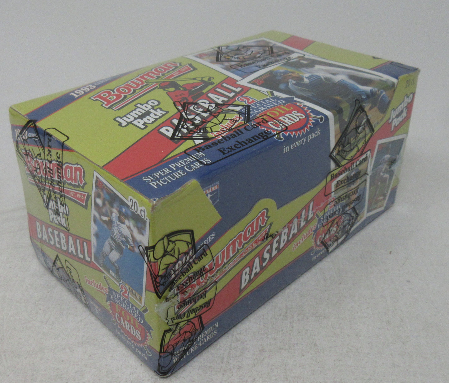 1993 Bowman Baseball Unopened Jumbo Box (BBCE)