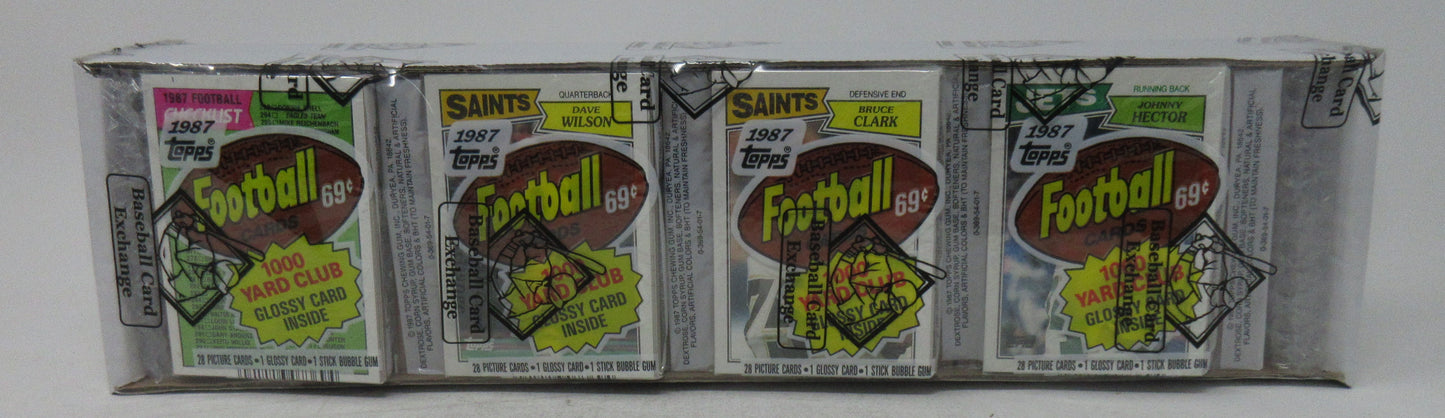 1987 Topps Football Unopened Cello Pack (Lot of 24) (BBCE)