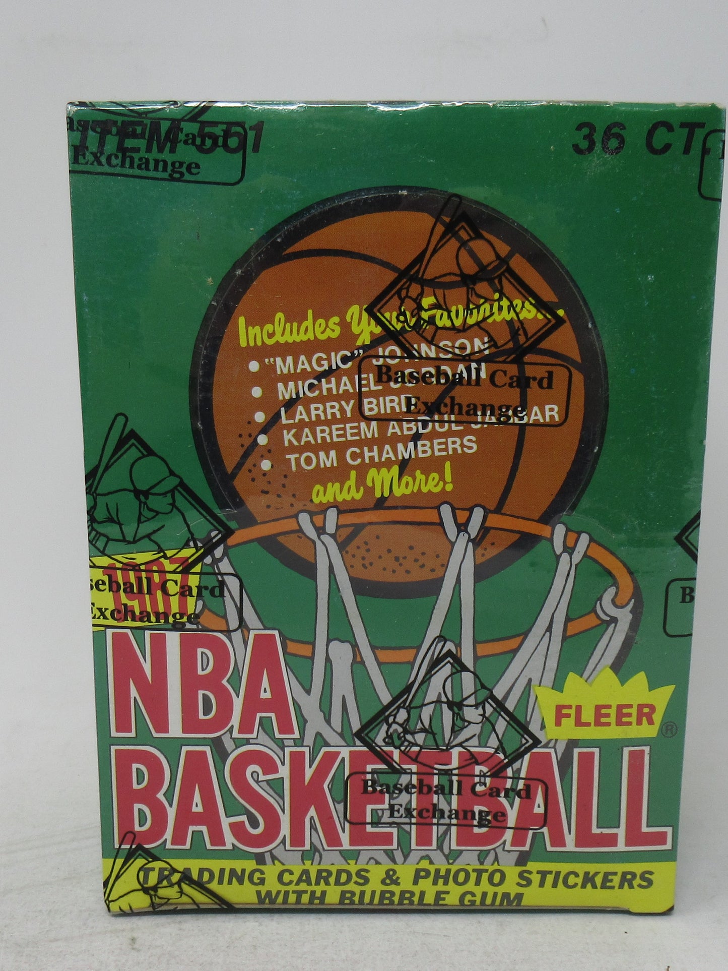 1987/88 Fleer Basketball Unopened Wax Box (BBCE) (X2075)