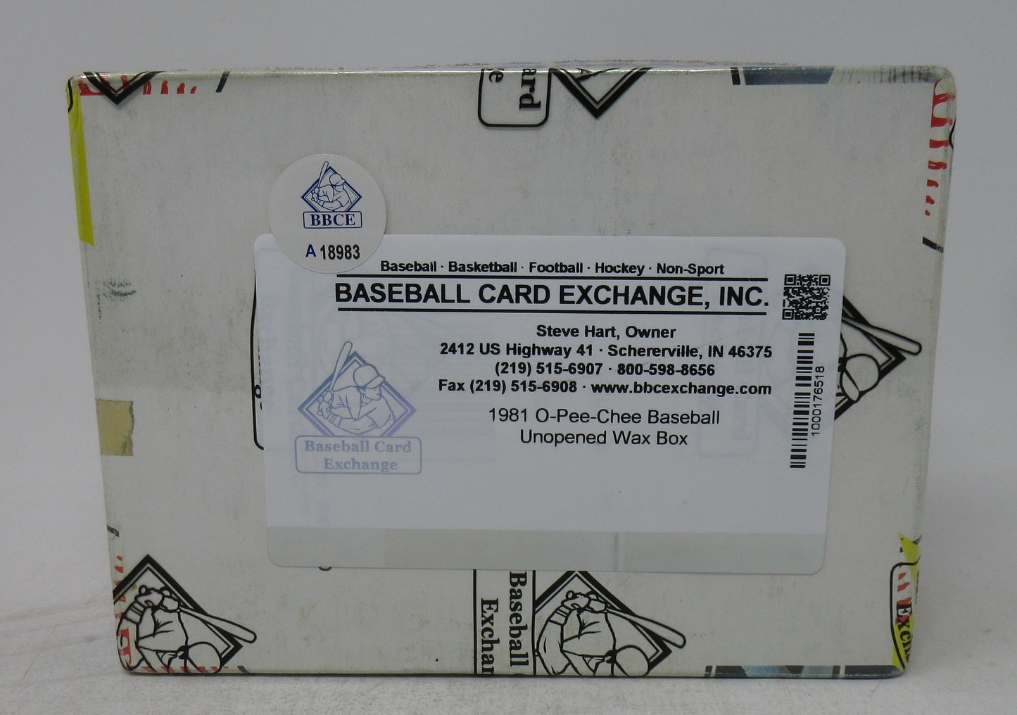 1981 OPC O-Pee-Chee Baseball Unopened Wax Box (BBCE) (A18983)