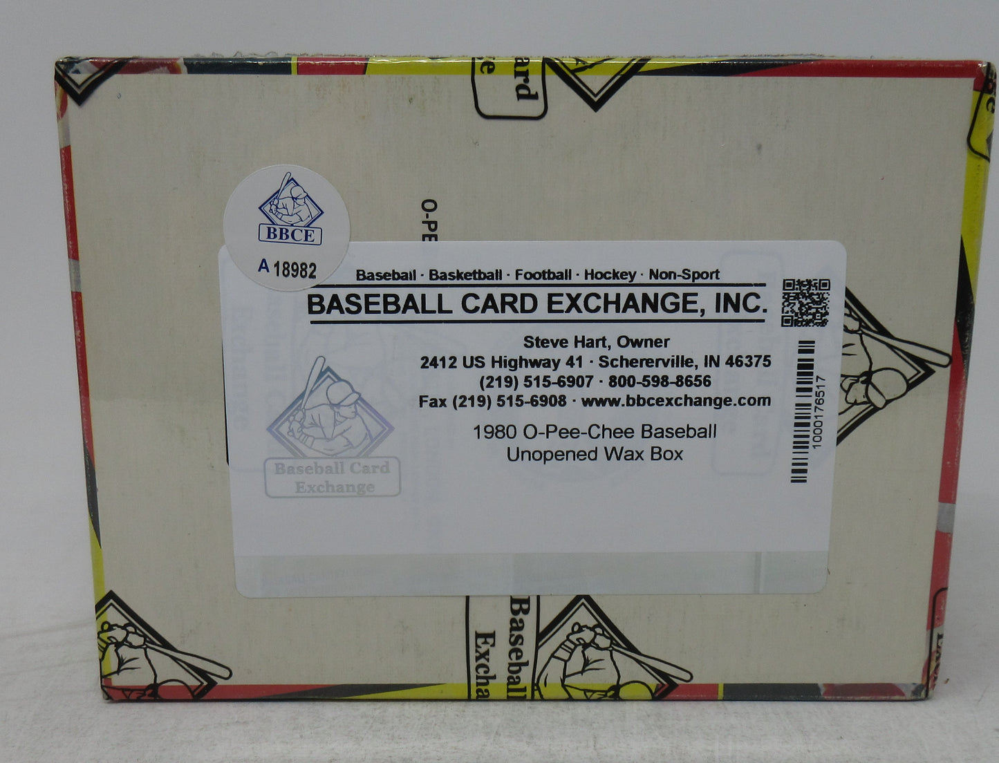 1980 OPC O-Pee-Chee Baseball Unopened Wax Box (BBCE) (A18982)