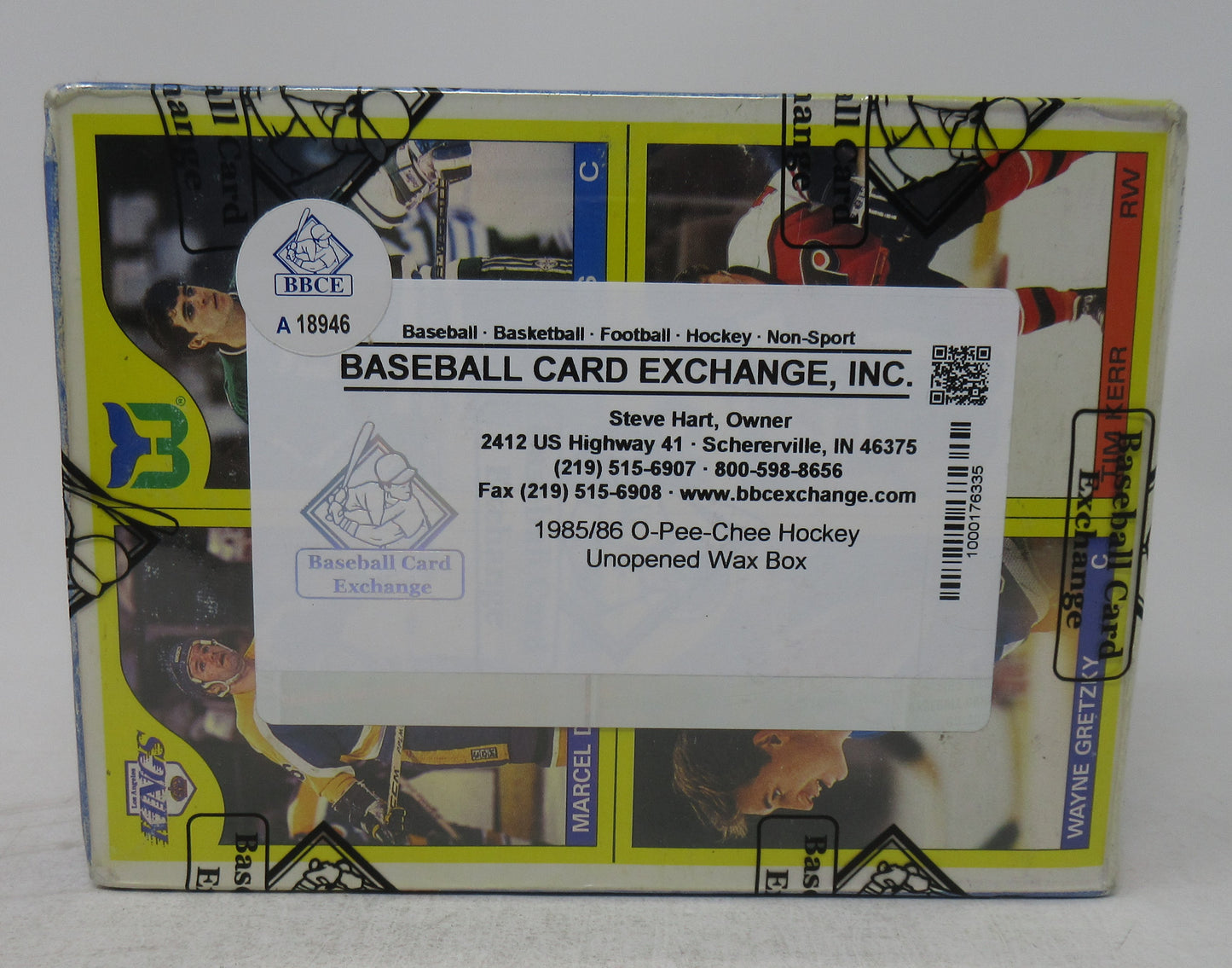 1985/86 OPC O-Pee-Chee Hockey Unopened Wax Box (BBCE) (A18946)